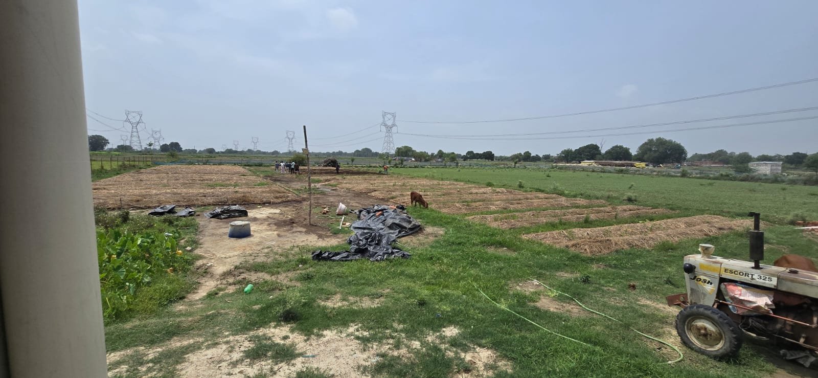 Aerial view of Vasudha composting facility